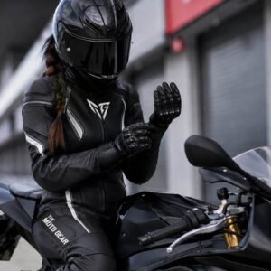 Motorbike Leather Gloves