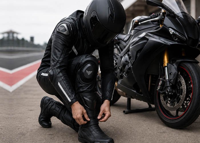 Motorbike Leather Boots